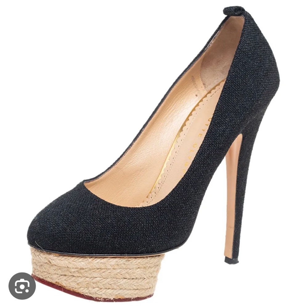 Charlotte Olympia Espadrille Platform Highheel 38 or size 8